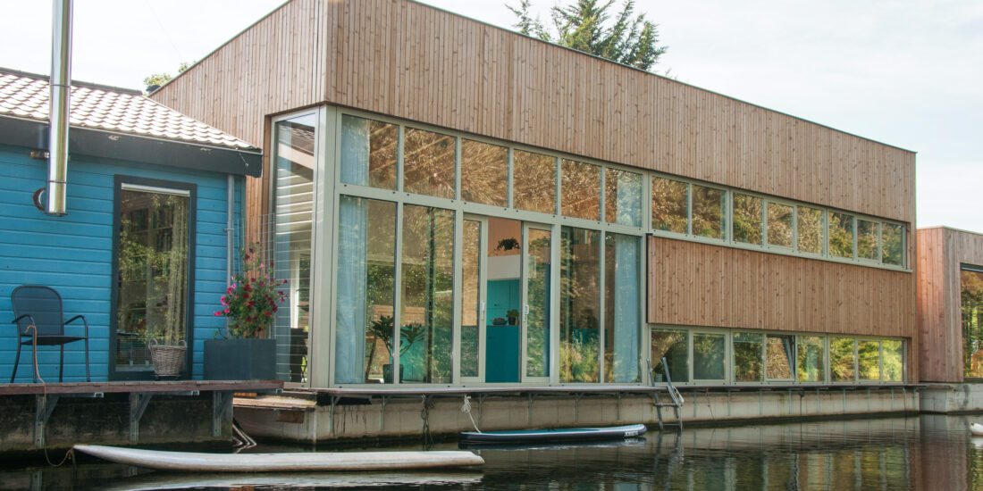 woonboot brandvries woning architectuur houtbouw ontwerp