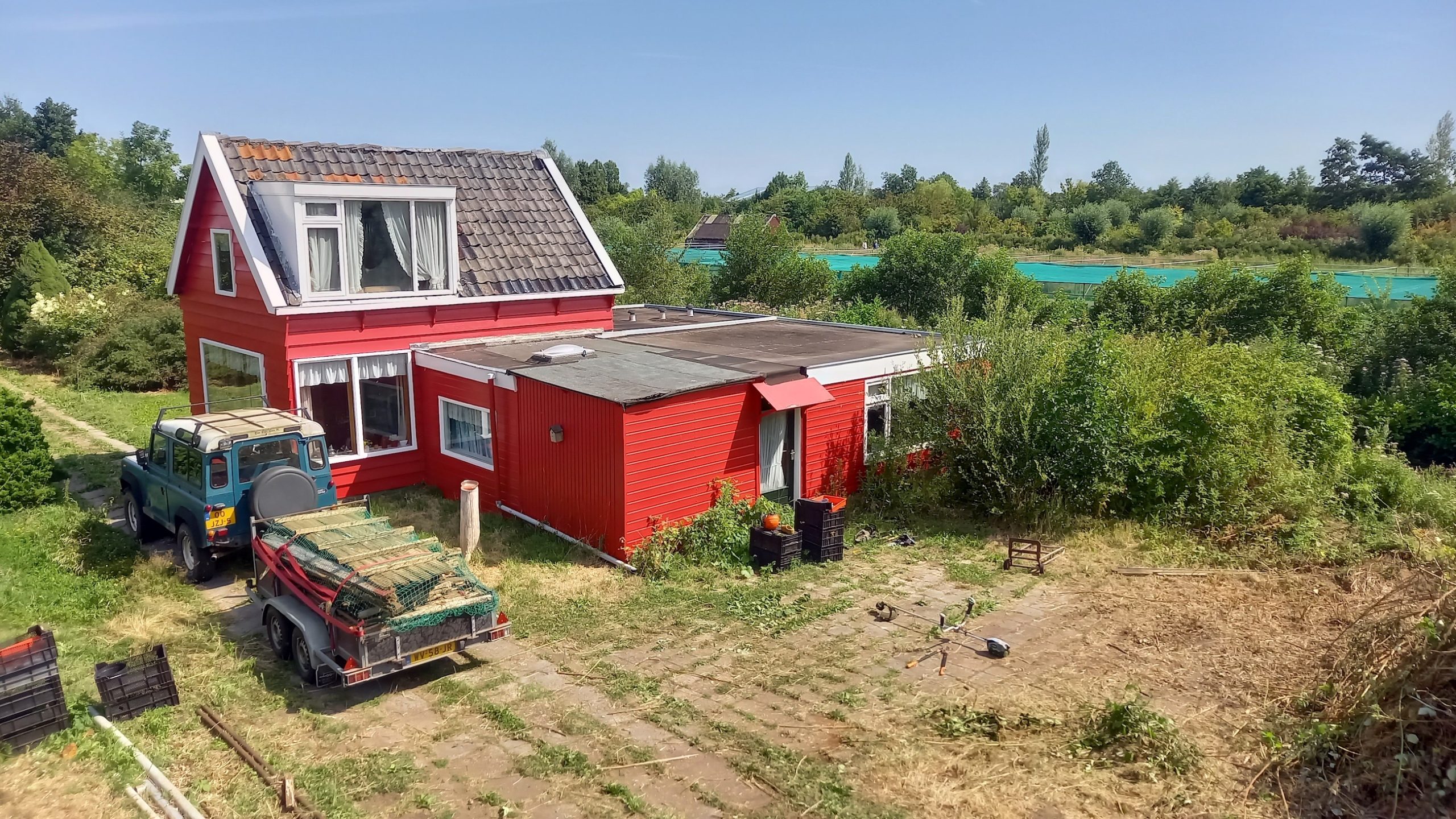 Studio Brandvries | bestaande situatie nieuwbouw woning boskoop door rotterdamse architecten